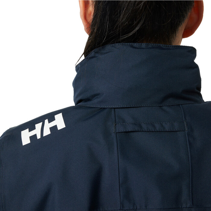 2024 Helly Hansen Womens Crew Hooded Midlayer Sailing Jacket 2.0 34447 - Navy